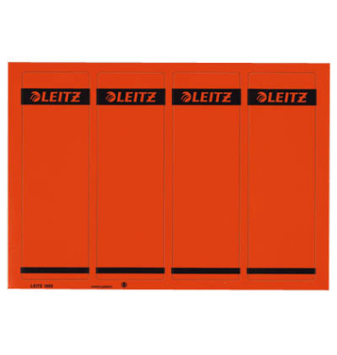 selbstklebende Rückenschilder 1685 1685-20-25 rot breit/kurz 61,5x192mm (BxH) selbstklebend permanent 