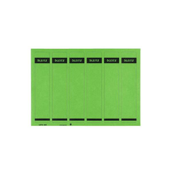 4002432332731 - selbstklebende Rückenschilder 1686 1686-20-55 grün schmal kurz 39x192mm (BxH) selbstklebend permanent  4002432332731 150 Stück