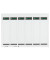 selbstklebende Rückenschilder 1686 1686-20-85 weiß schmal/kurz 39x192mm (BxH) selbstklebend permanent 