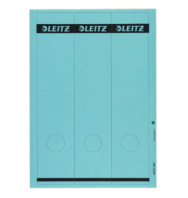 selbstklebende Rückenschilder 1687 1687-00-35 blau breit/lang 61,5x285mm (BxH) selbstklebend permanent 