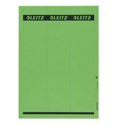 selbstklebende Rückenschilder 1687 1687-00-55 grün breit/lang 61,5x285mm (BxH) selbstklebend permanent 