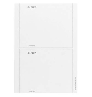 R&uuml;ckenschilder 1690-00-85, wei&szlig;, breit/kurz, 146x176mm, einsteckbar