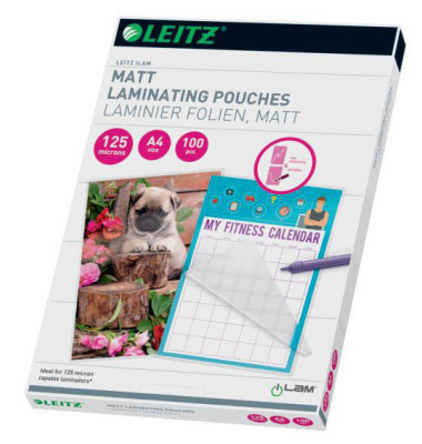 Laminierfolien iLAM 16926, A4, 216x303mm, 125mic, matt