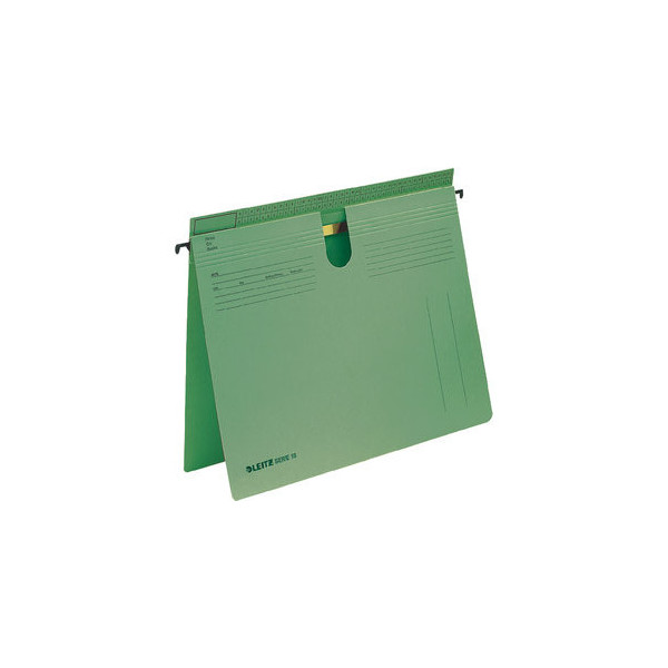 4002432303090 - SERIE 18 Hängehefter 1814 DIN A4 Behördenheftung und Kaufmännische Heftung V-Base 15 mm 250 g m2 Grün 100% Recycelter Manila-Karton