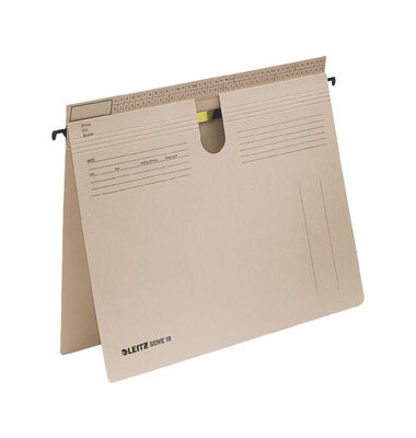 Hängehefter SERIE 18 1814-00-85, A4 grau Recyclingkarton 250g