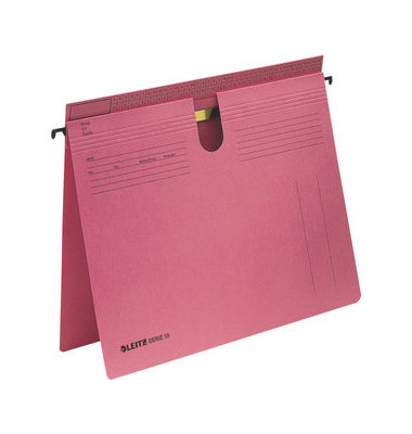 Hängehefter SERIE 18 1814-00-25, A4 rot Recyclingkarton 250g