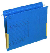 Hängetasche A4 SERIE 18 blau Manilakarton seitliche Frösche 18160035