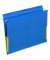 Hängetasche A4 SERIE 18 blau Manilakarton seitliche Frösche 18160035