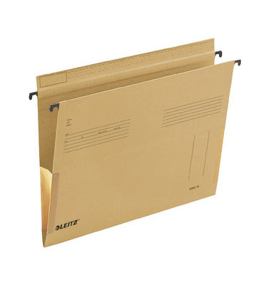 Hängetasche A4 SERIE 18 braun Natron seitliche Frösche 18360000