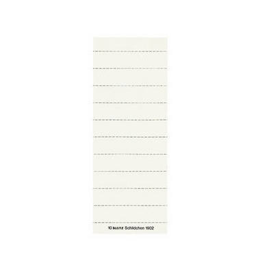 Beschriftungsschilder 3zlg. weiß 60mm breit 100 Stück Beschriftungsschilder 3zlg. weiß 60mm breit 100 Stück
