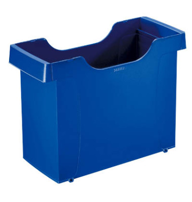Hängemappenbox Uni-Box Plus 1908 blau bis 20 Mappen leer stapelbar