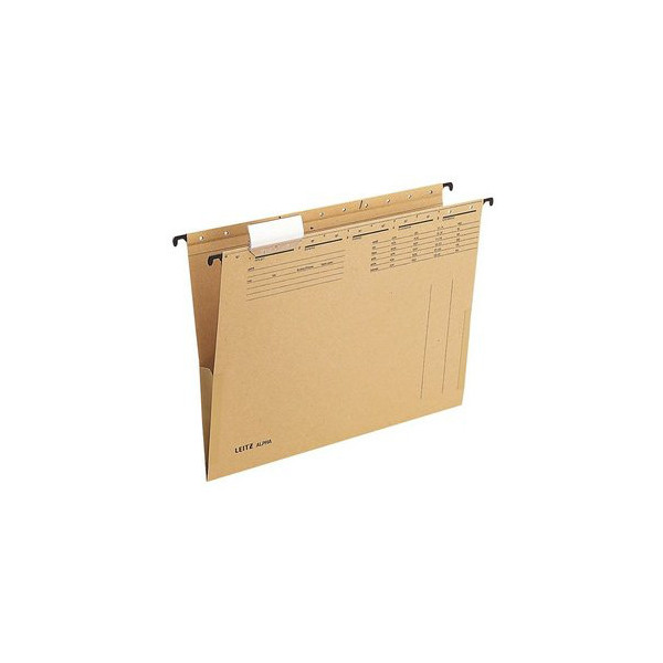 4002432303618 - Hängetasche A4 ALPHA braun mit Reiter seitlich geschlossen 19160000 4002432303618 Leitz