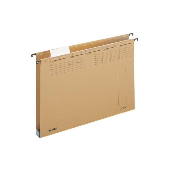 4002432303724 - AKTION LEITZ Hängesammler ALPHA® 1943 naturbraun Boden 28 cm 25 St mit Prämie nach Registrierung