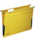 Hängetasche A4 ALPHA gelb 250g Recyclingkarton mit Sichtreiter 19860015