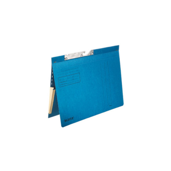 50 Stück Leitz Pendelhefter COMBI 2011-00-35, A4 blau Recyclingkarton 320g 4002432304042 Leitz