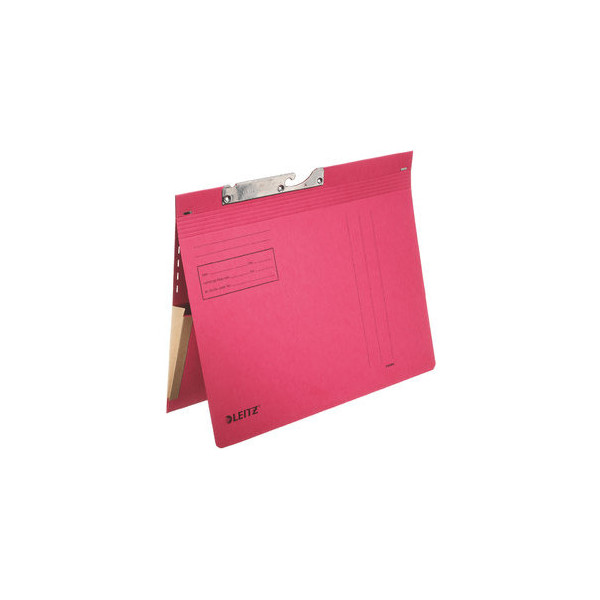4002432304035 - - Pendelhefter din A4 320g m² kaufmännische Heftung mit Organisationsaufdruck Manilakarton recycelt rot
