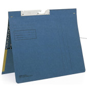 Pendelhefter 2012 A4 250g Karton blau kaufmännische Heftung mit Tasche