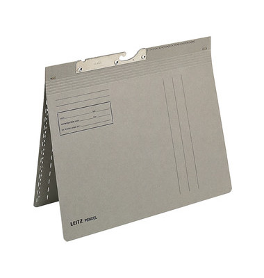 Pendelhefter 2013-00-85, A4 grau Karton 320g