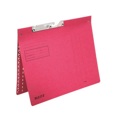 Pendelhefter COMBI 2014-00-25, A4 rot Recyclingkarton 250g