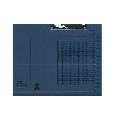 Pendelhefter 2015-00-35, A4 blau Karton 320g