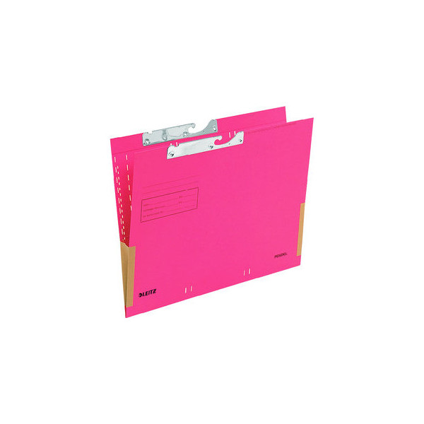 4002432304257 - Pendeltasche 2016 A4 320g Karton rot für lose Blätter mit Leinenfröschen 4002432304257 Leitz