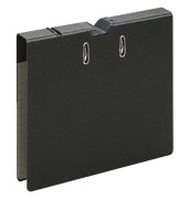 Pendelordner 180&deg; 2022-00-00, A4 50mm schmal Karton vollfarbig schwarz