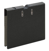 Pendelordner 2022-00-00, A4 50mm schmal Karton vollfarbig schwarz