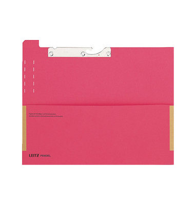 Pendelhefter 2029-00-25, A4 rot Recyclingkarton 320g