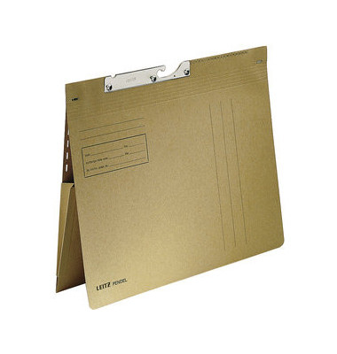 Pendelhefter 2111-00-00, A4 natronbraun Recyclingkarton 250g