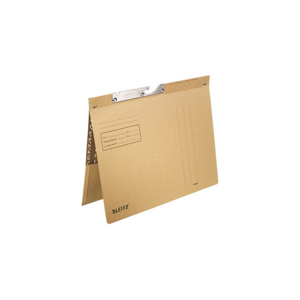4002432304516 - Pendelhefter 2112 A4 250g Karton natronbraun kaufmännische Heftung mit Tasche 4002432304516 Leitz