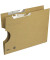 Pendelmappe extra gro&szlig; 2118-00-00, A4 natronbraun Karton 320g