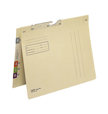 Pendelhefter Orgacolor 21340011, A4 chamois Karton 260g