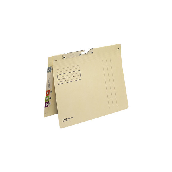 4002432304578 - Pendelhefter Orgacolor 2134 A4 260g Karton chamois kaufmännische Heftung 4002432304578 Leitz