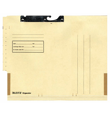 Pendelhefter Orgacolor 2136-00-11, A4 chamois Karton 260g