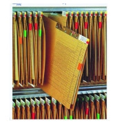 Pendelhefter COMBI 2194-00-00, A4 natronbraun Recyclingkarton 250g