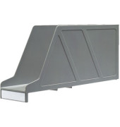 Stehsammler 2421-00-85 OrgaClass 97x336x156mm A4-quer Polystyrol grau