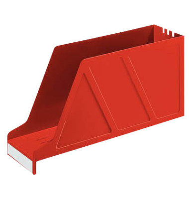 Stehsammler Standard 2427 2427-00-25, A4 quer, rot, Polystyrol, 97mm