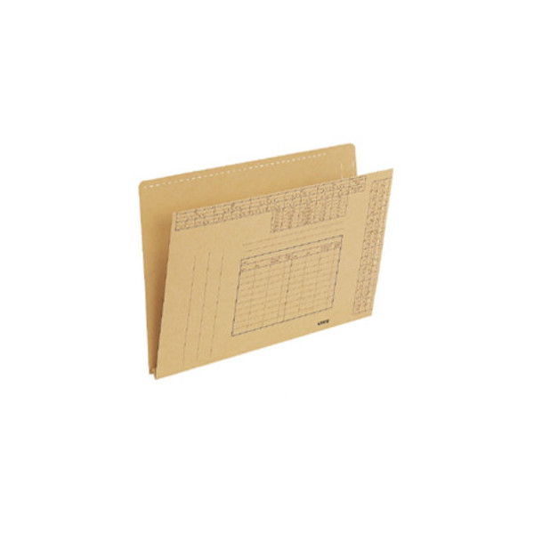100 Stück Leitz Einstellmappen 2437 A4 250g Natronkarton braun für Reiter 4002432305179 Leitz