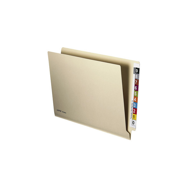4002432337354 - Einstellmappen 2470 Orgacolor plus A4 260g Recyclingkarton chamois 4002432337354 Leitz