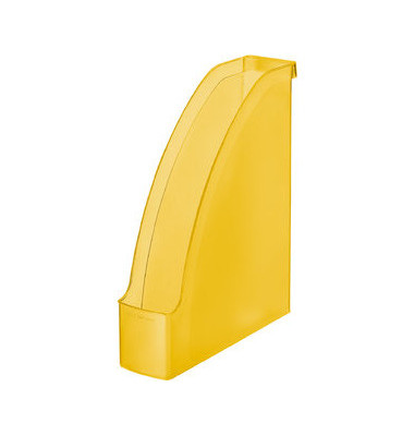 Stehsammler 2476-00-10, A4 hoch/quer, gelb-transparent, Polystyrol, 78mm