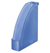 Stehsammler 2476-00-34, A4 hoch/quer, blau-transparent, Polystyrol, 78mm