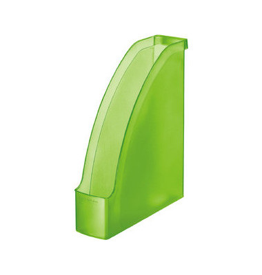Stehsammler 2476-00-56, A4 hoch/quer, grün-transparent, Polystyrol (PS), 78mm