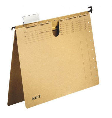 Hängehefter ALPHA DUO 2994-00-00, A4 natronbraun Karton 250g