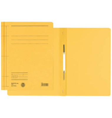 Schnellhefter Rapid 3000-00-15, A4, gelb, Karton, 250g, Vorderdeckel gelb / opak