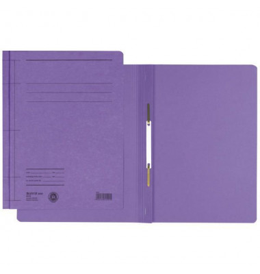 Schnellhefter 3000-00-65, A4, violett, Karton, 250g, Vorderdeckel opak