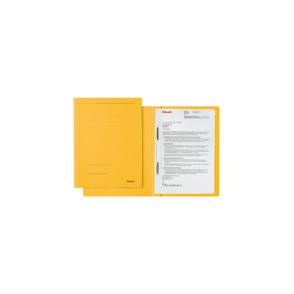 4002432355952 - Schnellhefter Fresh 3003 A4 gelb 250g Karton kaufmännische Heftung   Amtsheftung bis 250 Blatt 4002432355952 Leitz