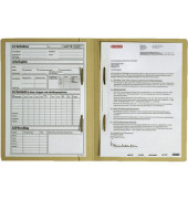 Schnellhefter 3030-00-11, A4, chamois, Karton, 320g, Vorderdeckel chamois / opak