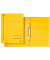 Spiralhefter 3040 3040-00-15, A4, gelb, Karton, 430g, Vorderdeckel gelb / opak
