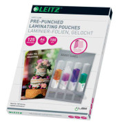 Laminierfolien iLAM 33878, A4, 216x303mm, 125mic x2, matt, mit Abheftlochung