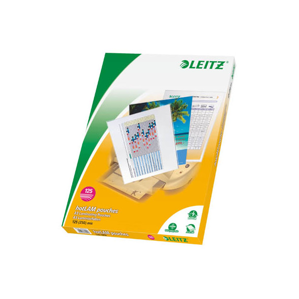 5411313339506 - Laminierfolien iLAM 33950 A3 Hoch-& Querformat Stärke 125 µm L 435 x B 309 mm PET farblos 100 Stück